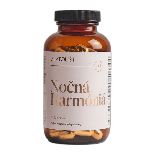 Nočná Harmónia – doplnok stravy na podporu pokojného zaspávania a kvalitného spánku